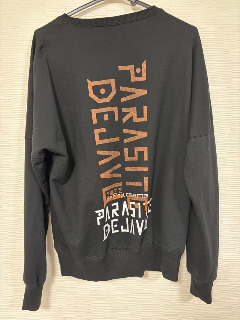 《シルクプリント》オーラル パラデジャ スウェット 黒