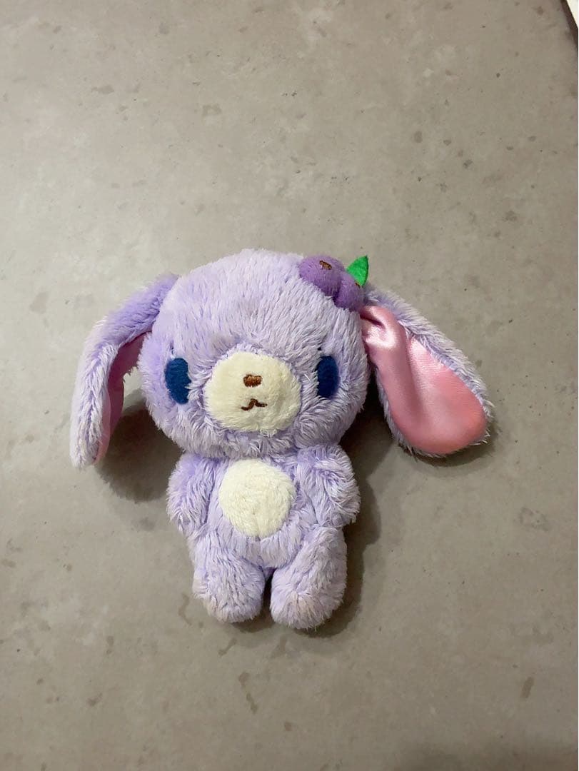 サンリオ　シュガーバニーズ　ぬいぐるみ　ストラップ　ブルーベリーうさ　正規品