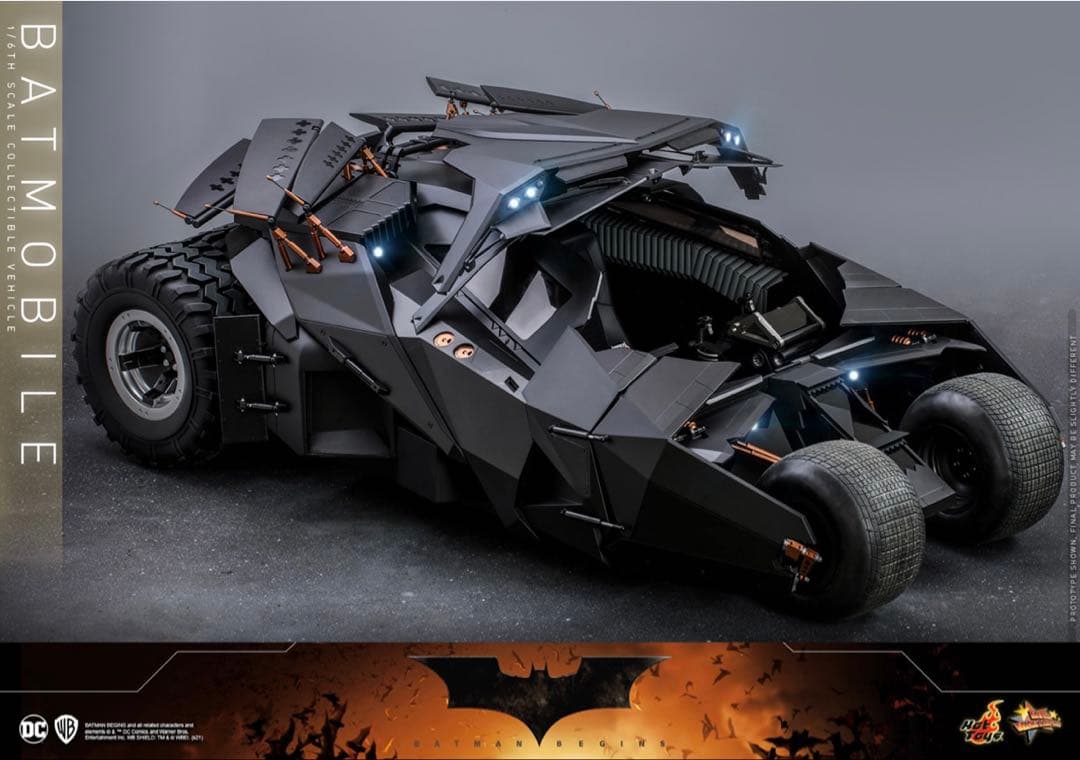 商品未開封　『バットマンビギンズ』バットモービルMMS596