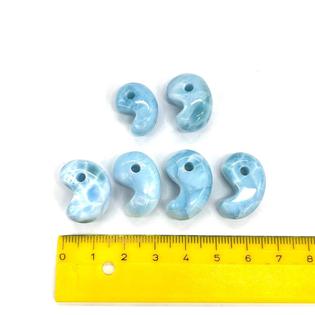 ラリマー/勾玉/卸価格/チョーカー/ペンダント/出雲型勾玉