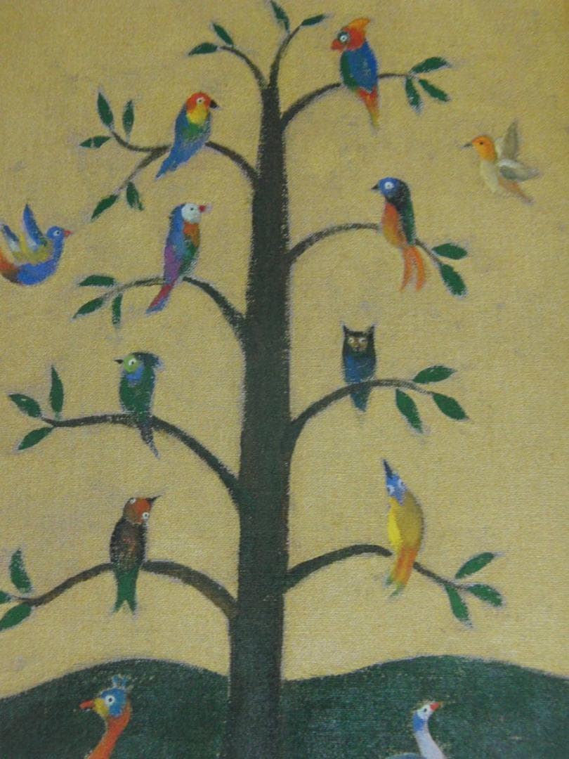 小杉小二郎、【聖なる小鳥達I-聖書物語-】、希少な額装用画集より