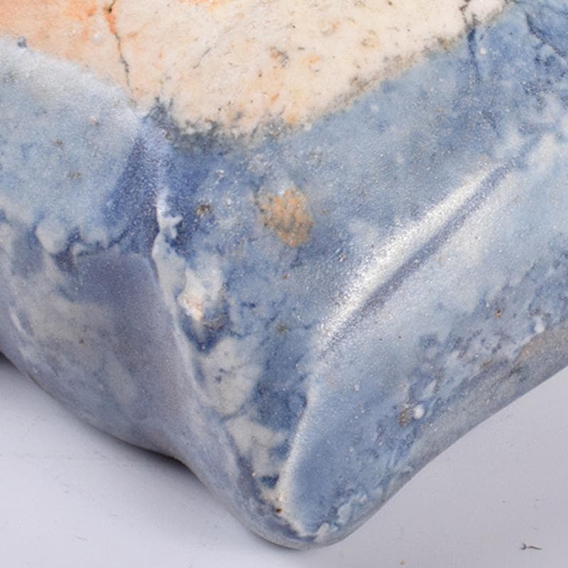 李朝　瑠璃釉　魚形水滴　V　R4752