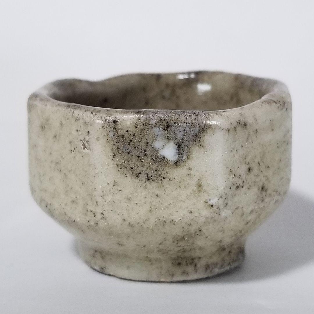 李朝 前期 中期 面取 八角 盃 ぐい呑 杯 酒器