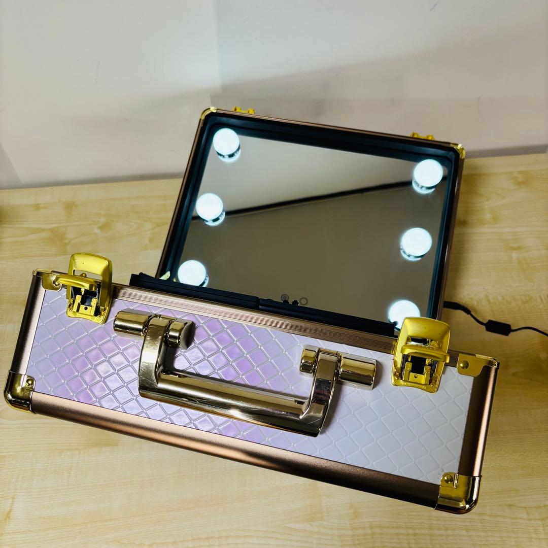 Francfranc ヴァリーズ ハリウッドボックス 女優ミラー LED