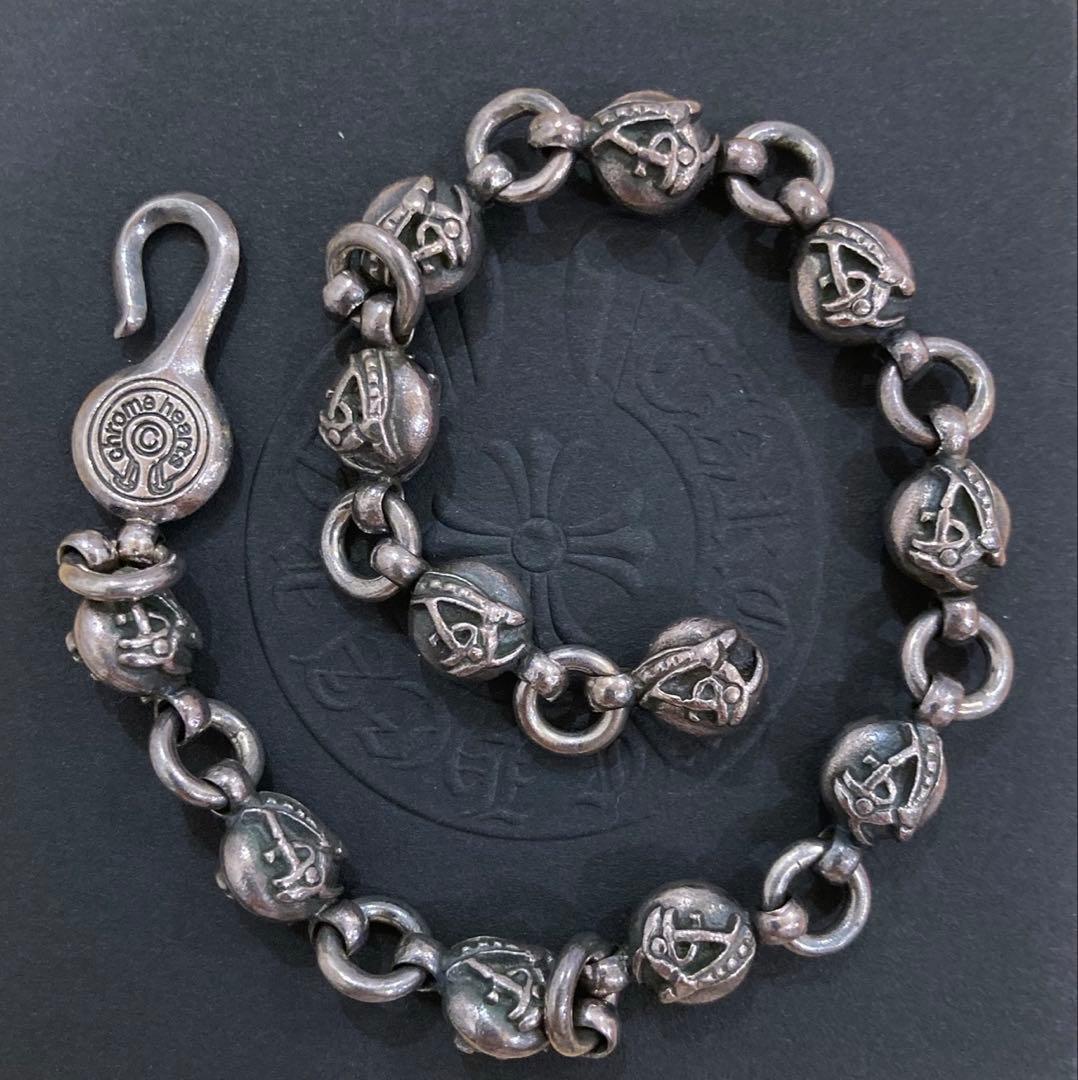 M＆M　ケルティックボールチェーンブレスレット　シルバー925