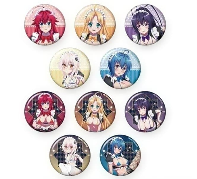 ハイスクールD×D HERO 缶バッジ セクシーメイド リアス 16点