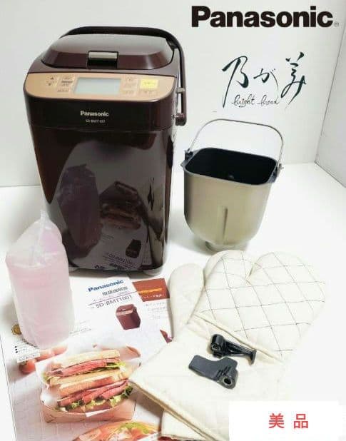 美品 パナソニック ホームベーカリー SD-BMT1001 ブラウン 1斤