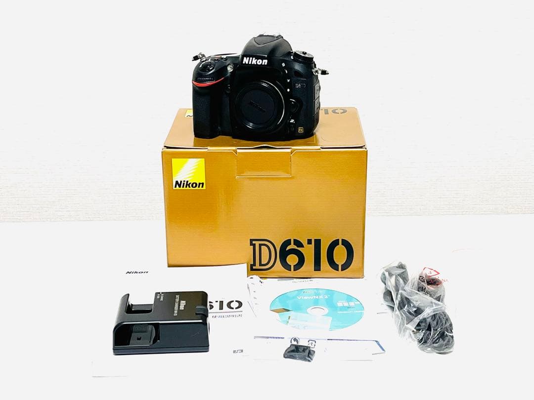 ☆撮影数3万回以下☆Nikon D610　元箱付セット