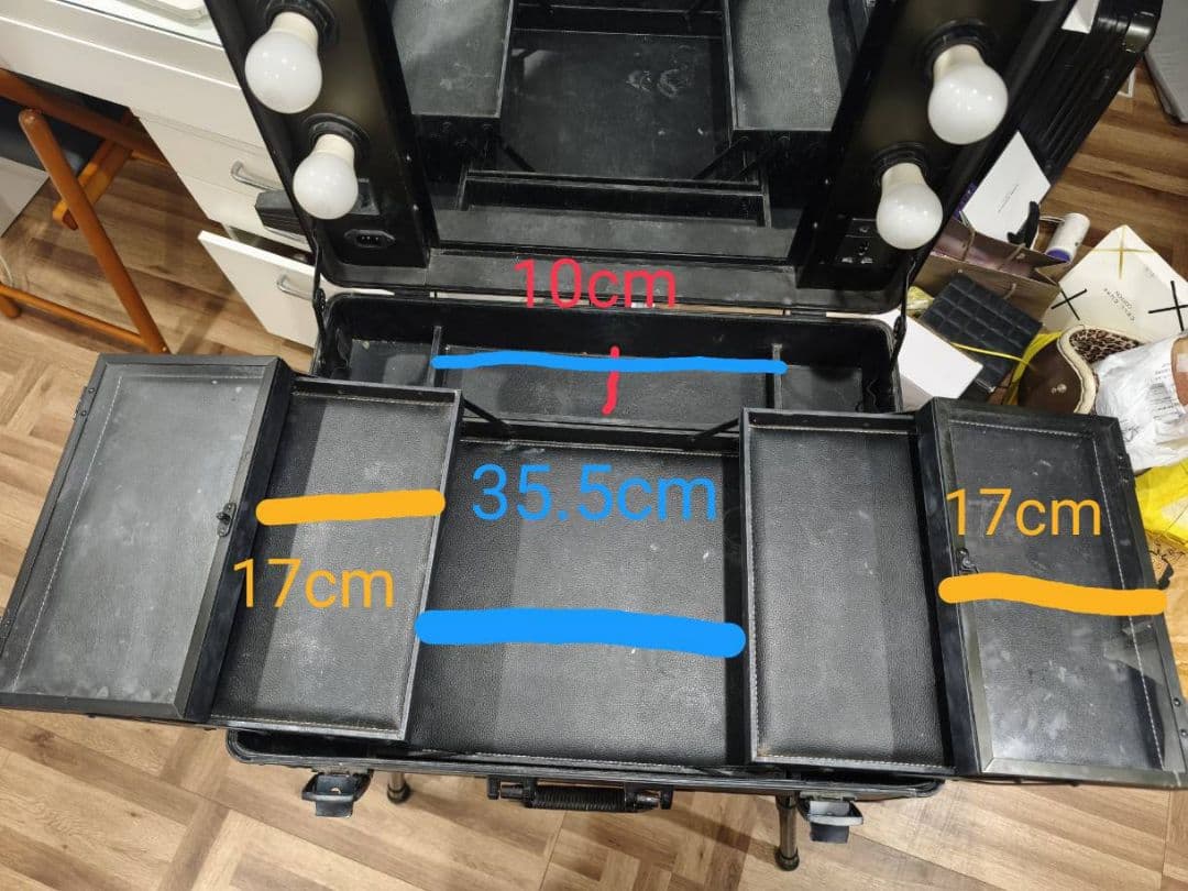 R*i様 ハリウッドミラードレッサー　プロ仕様　持ち運べるタイプ