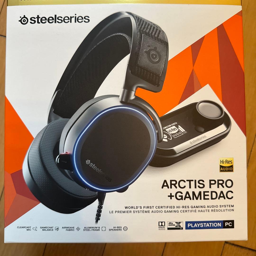 ヘッドホン steelseries ARCTIS PRO + GAMEDAC