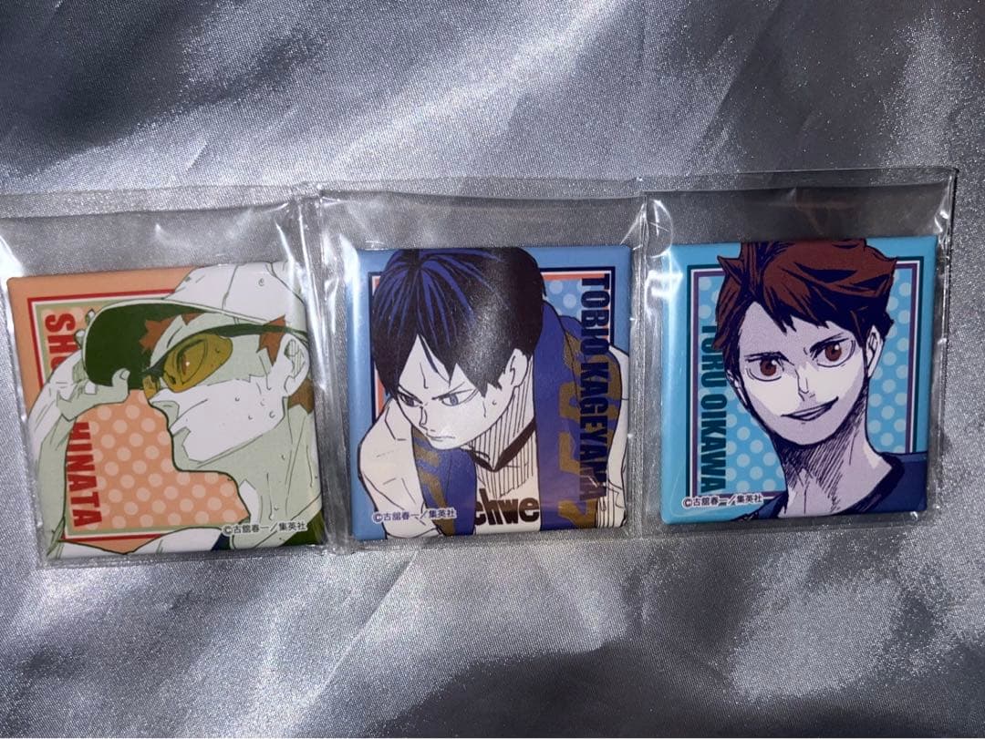 ハイキュー‼︎ 2021バラエティバッグ缶バッチ 日向翔陽　影山飛雄　及川徹