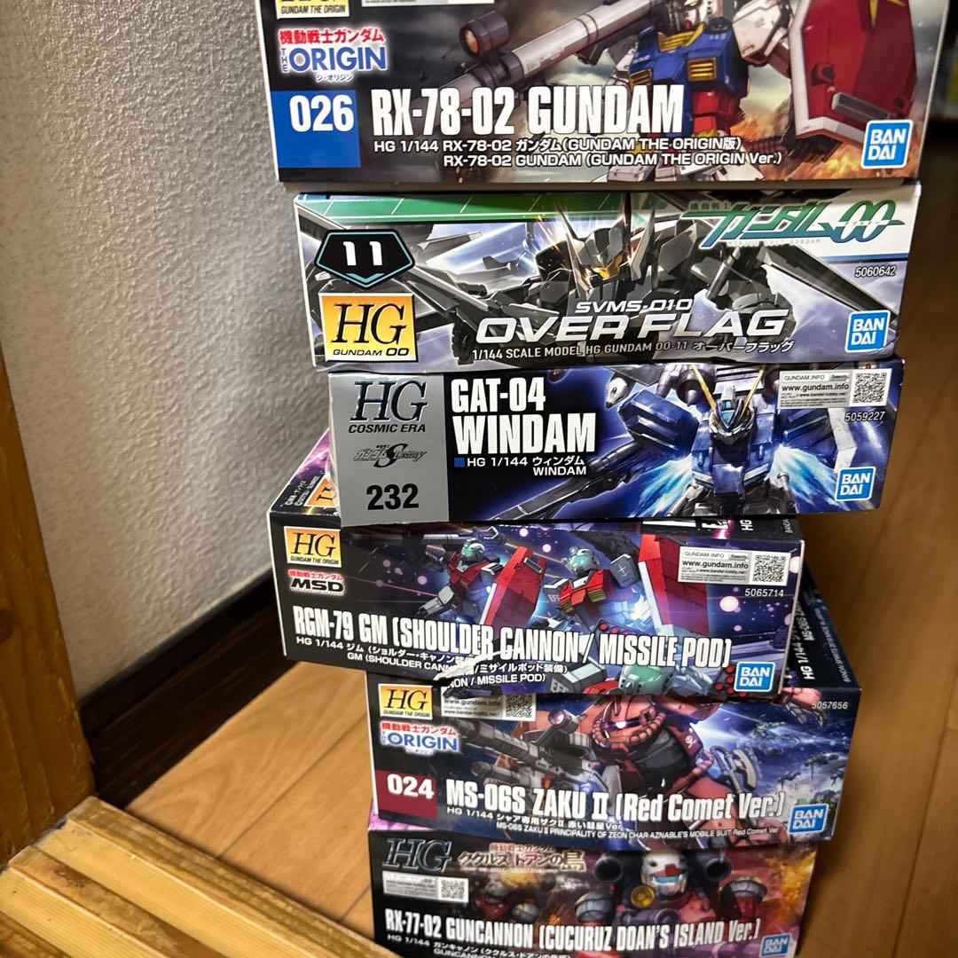 HGガンプラキット セット 6種