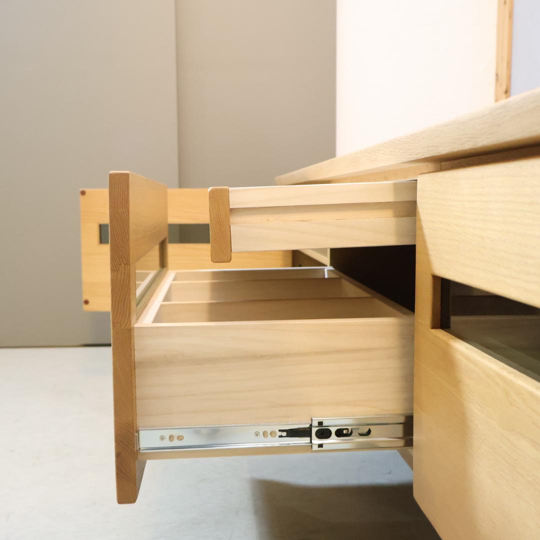 HAMAMOTO 浜本工芸 ナラ材 TVボード テレビボード ローボード 収納