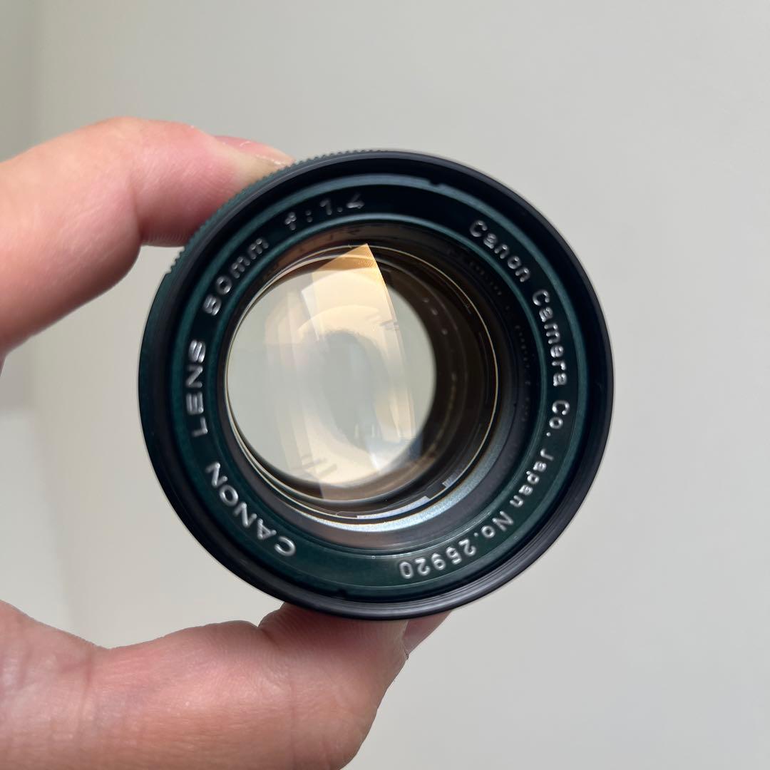 Canon P ＋　canon 50mm f1.4 L39 【グリーン】