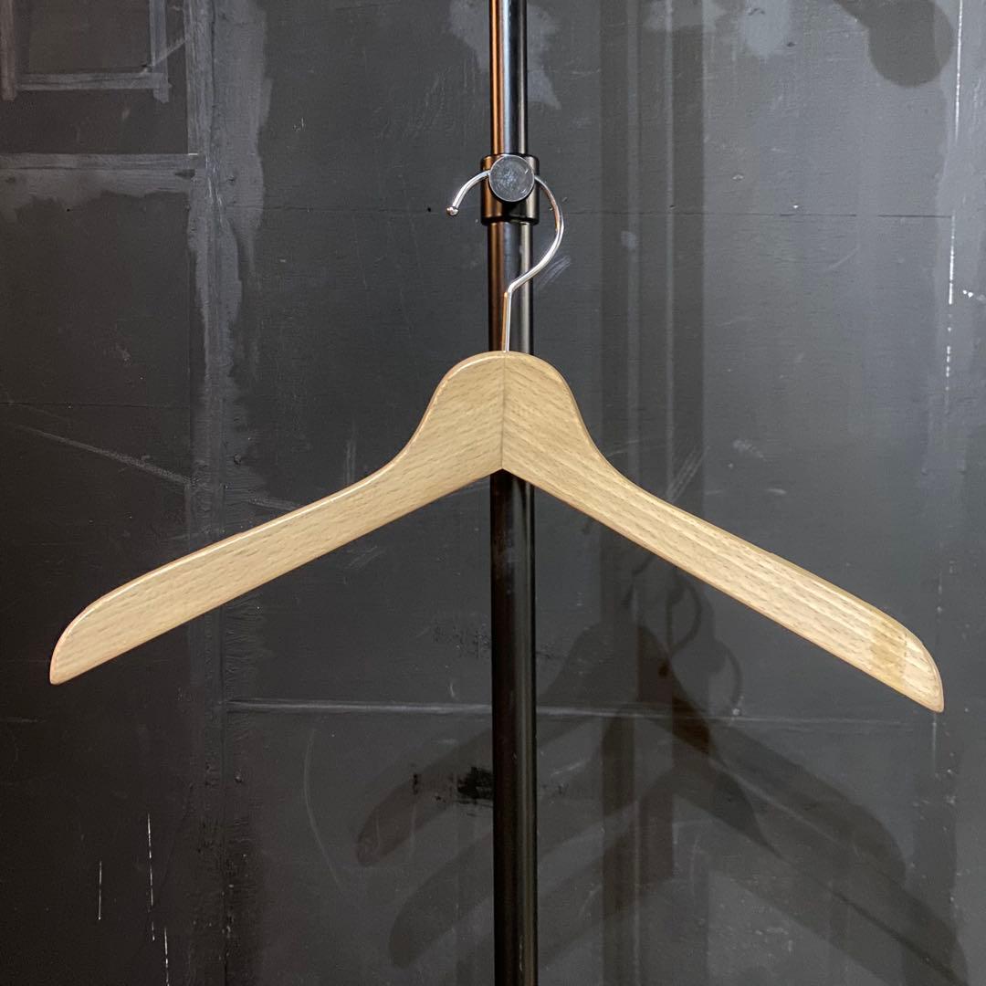 木製ハンガー　ハンガーまとめ売り　ハンガー　ベージュ　100本　4色