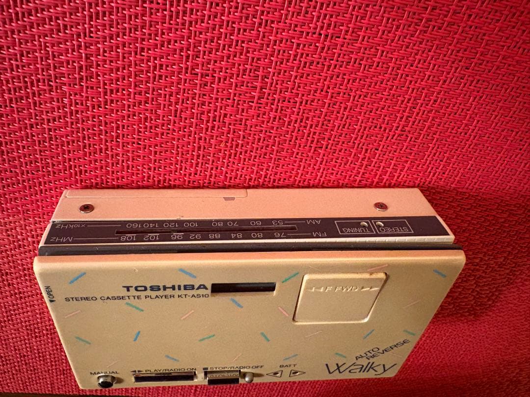 TOSHIBA Walky KT-AS10 状態が非常に悪いジャンク品。
