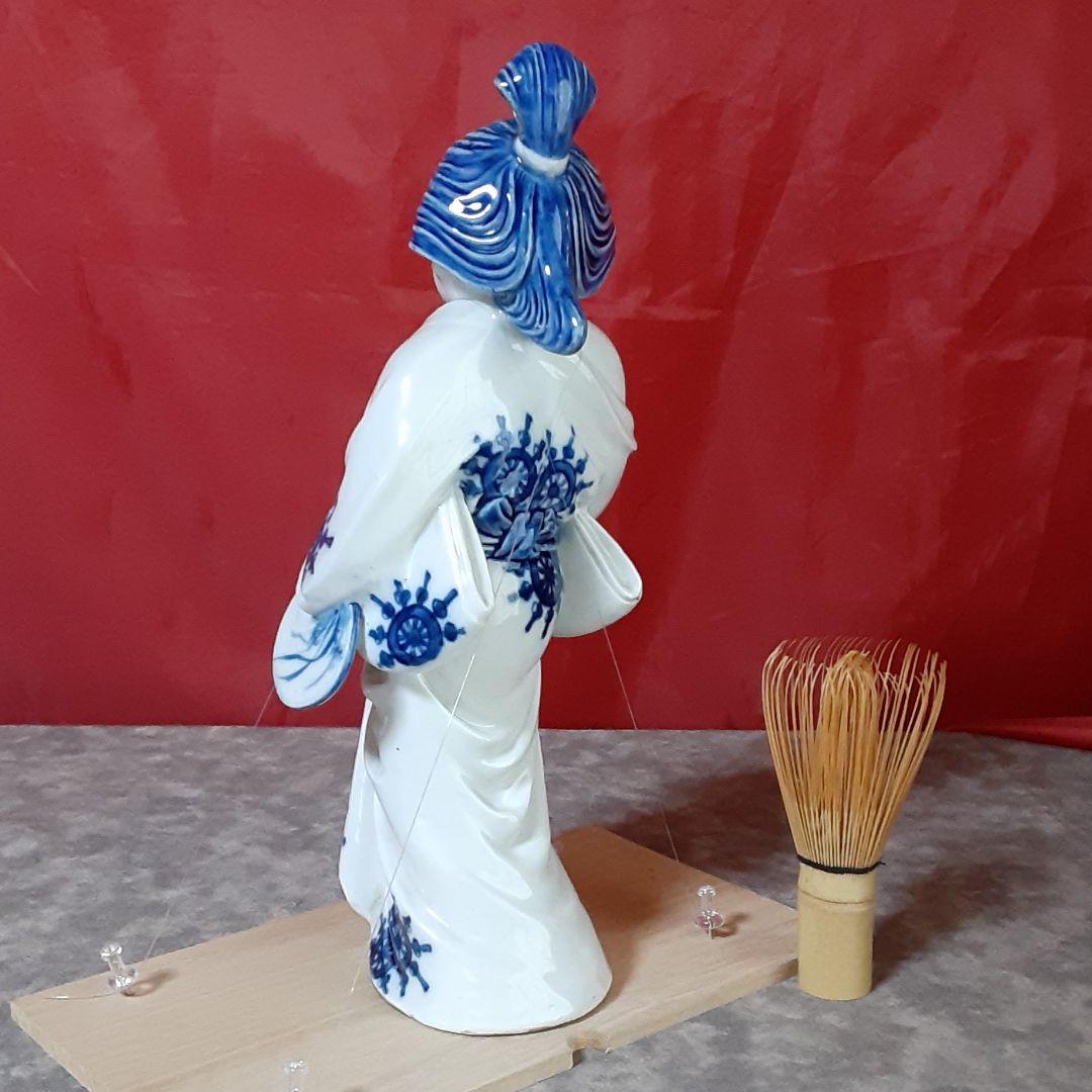 平戸焼　お福人形　三河内焼