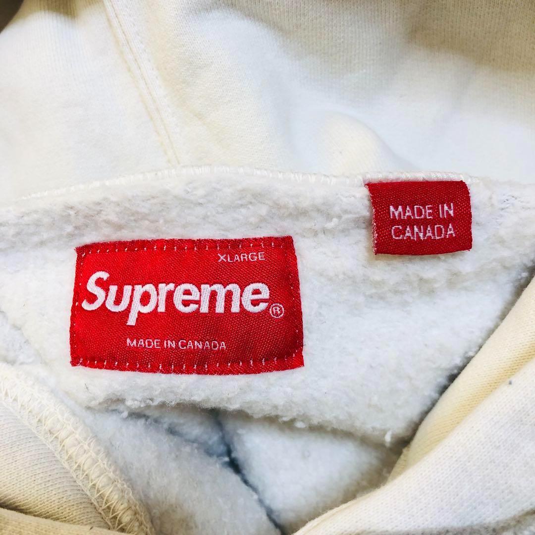 【人気モデル】シュプリーム Sロゴ ヴィーンテージ加工 パーカー XLサイズ