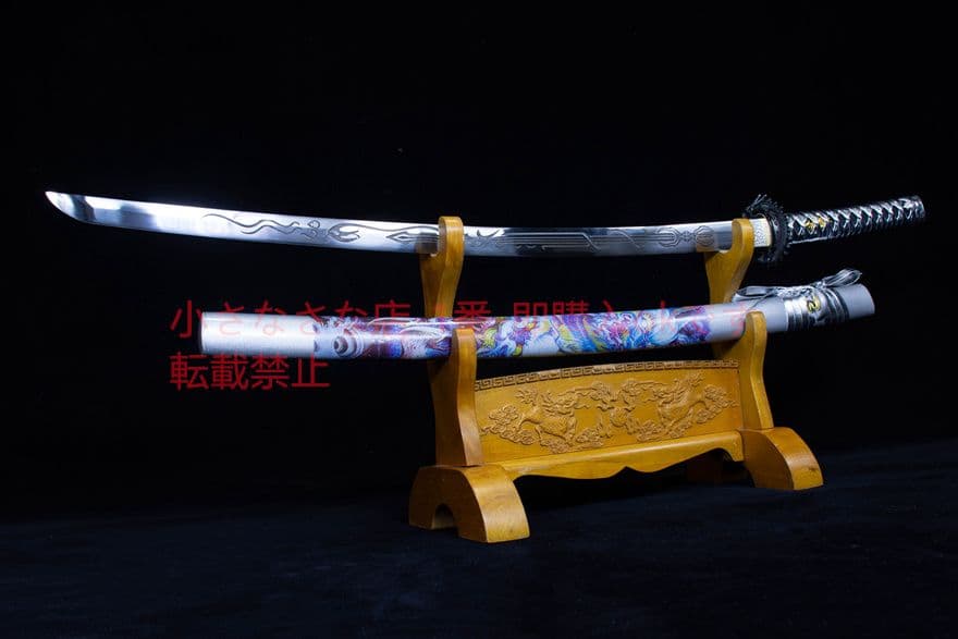 斬龍武士刀-高性能マンガン鋼   古兵器 武具　刀装具　日本刀　模造刀 居合刀