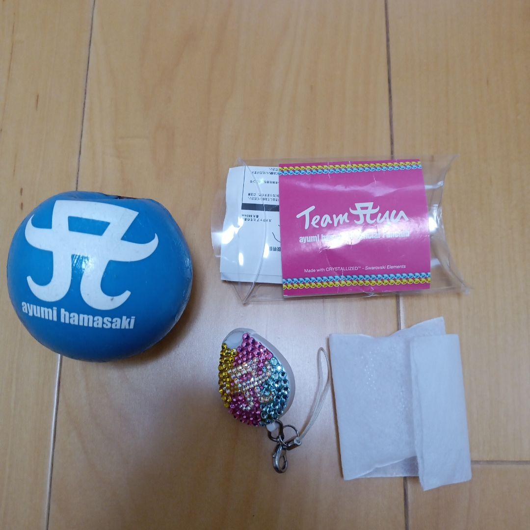 浜崎あゆみ　サインボール＆スワロフスキークリスタル