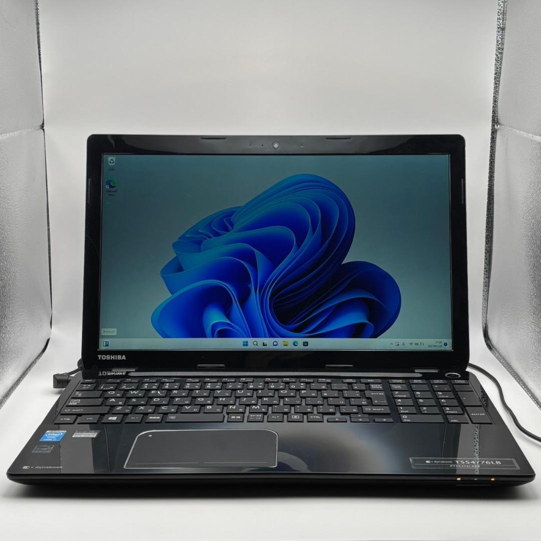 【東芝】T554 高性能i7 新品SSD256GB 8GB 黒ノートPC