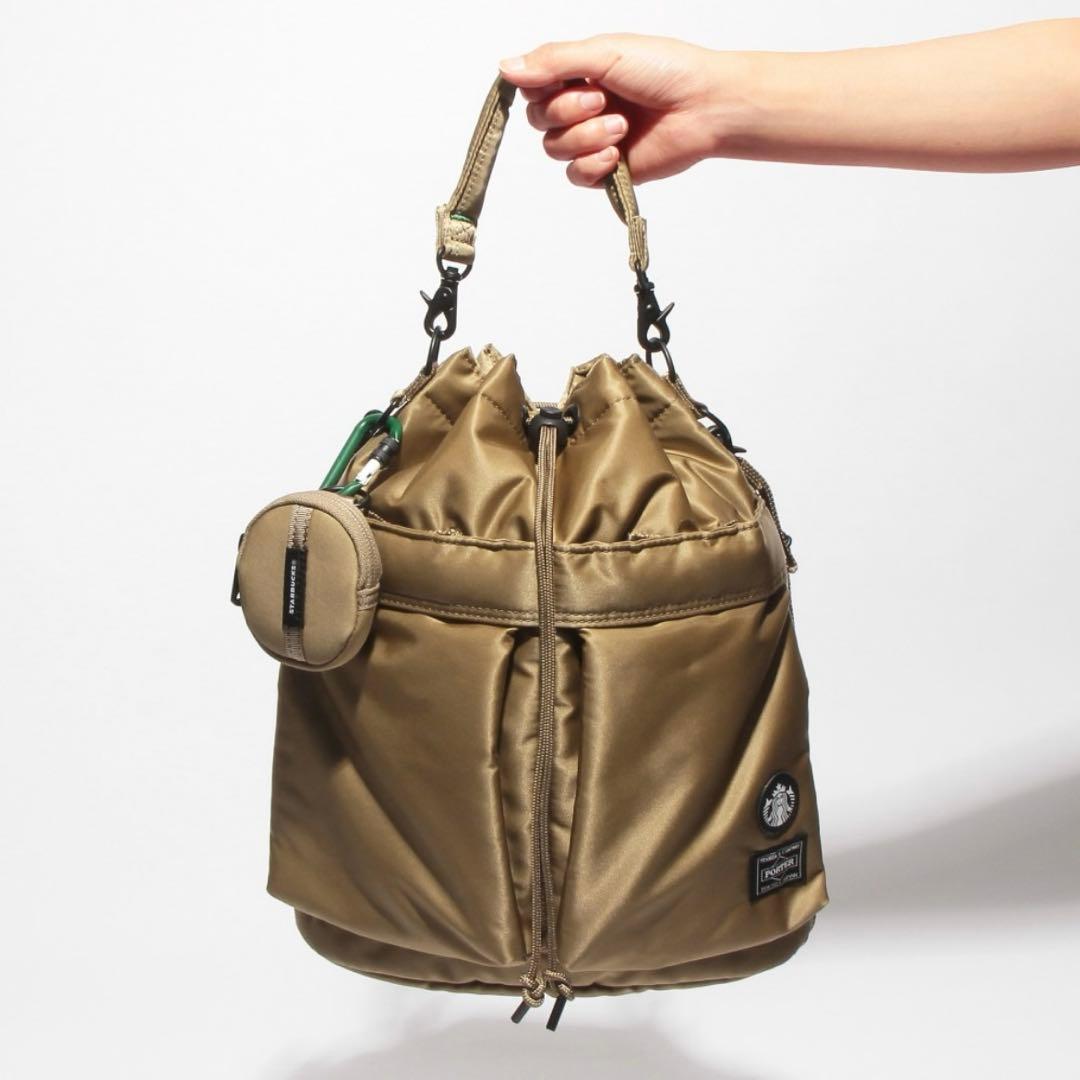 スタバ×PORTER コーヒービーンシェイプ 2WAY ツールバッグ