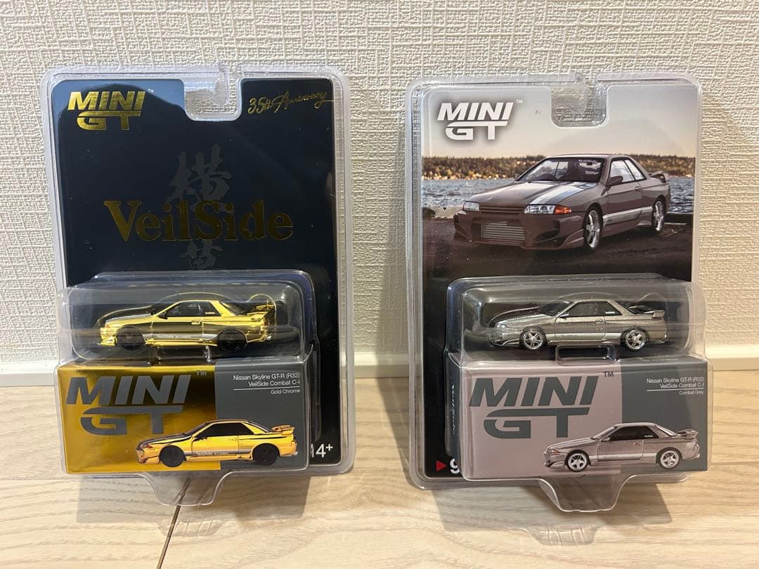 MiniGT GT-R R32 VeilSide ゴールド シルバー ２台セット