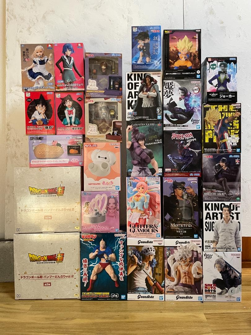 未開封/被りなし ジャンプ系作品メイン プライズ フィギュア 27点セット