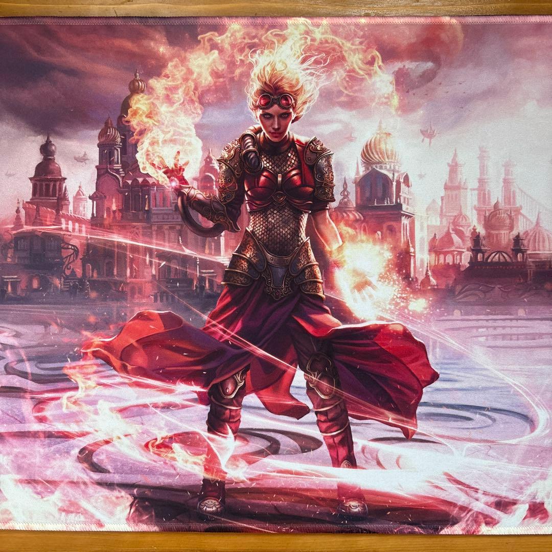 MTG 反逆の先導者、チャンドラ　プレイマット　サイン・シリアル入り