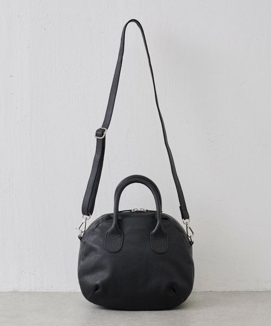 BEARDSLEY ラウンドミニボストンバック　ブラック