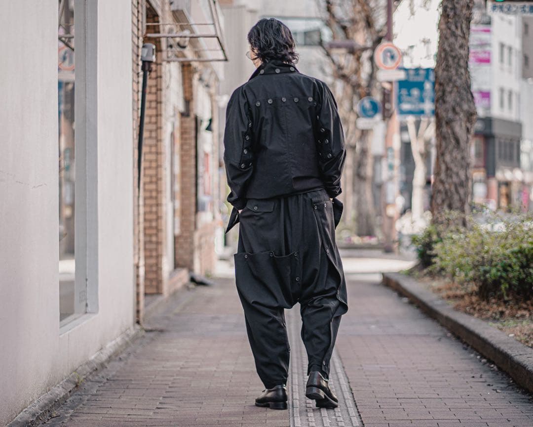 目玉カバーサルエルパンツ　ヨウジヤマモトプールオム
