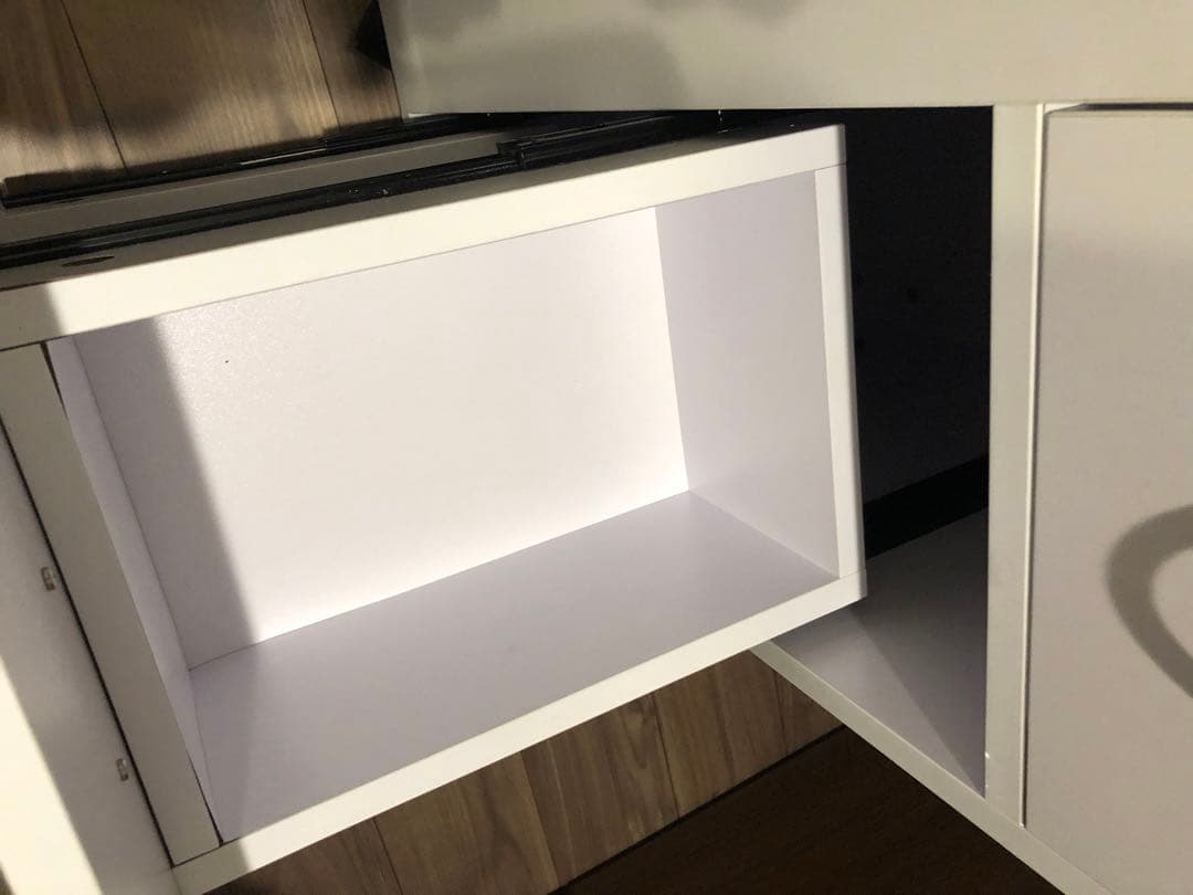 折りたたみ ネイルテーブル ホワイト