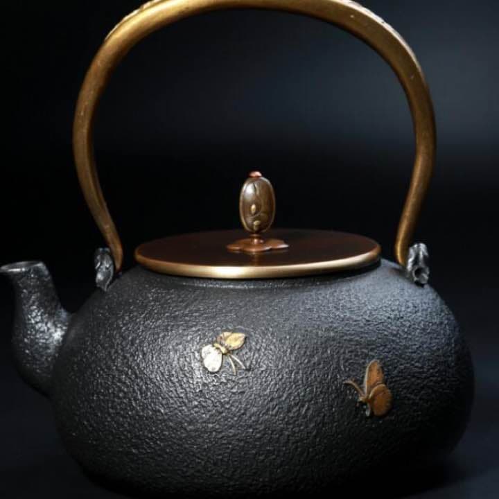 鉄器 急須 伝統工芸 手作り 鉄分補給 鉄瓶　SY-004