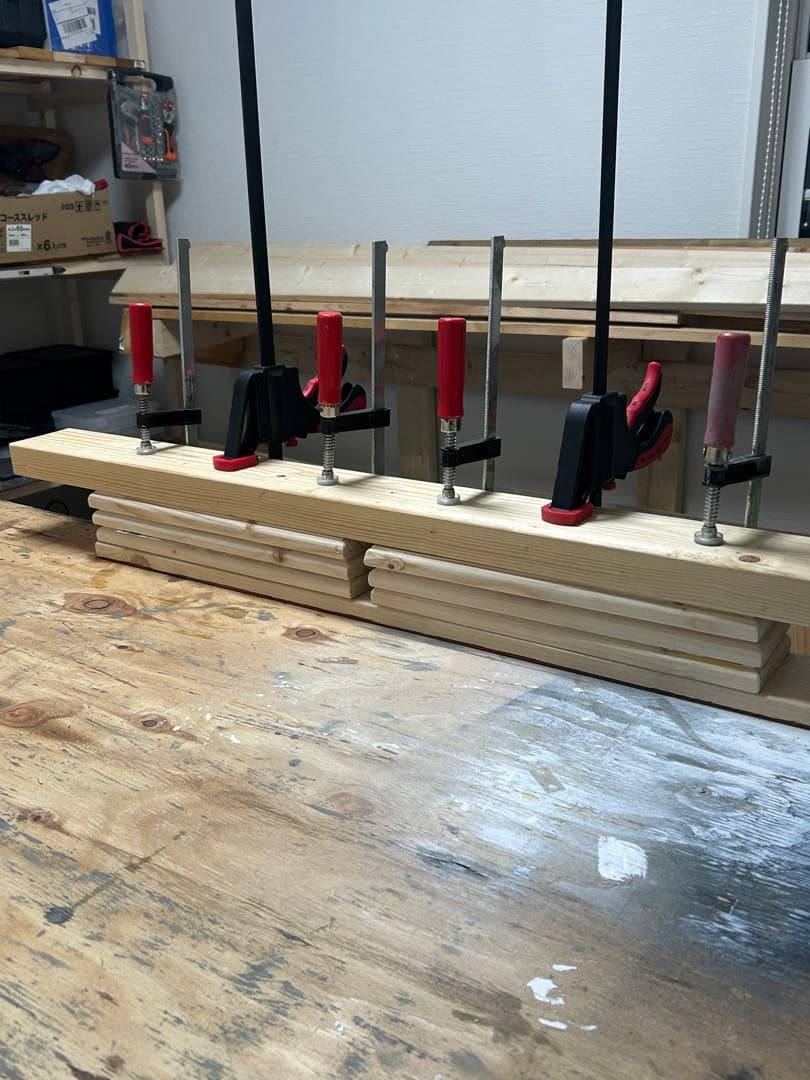 真矢 木製シェルフ　4段ラック　ウッド家具　メープルカラー