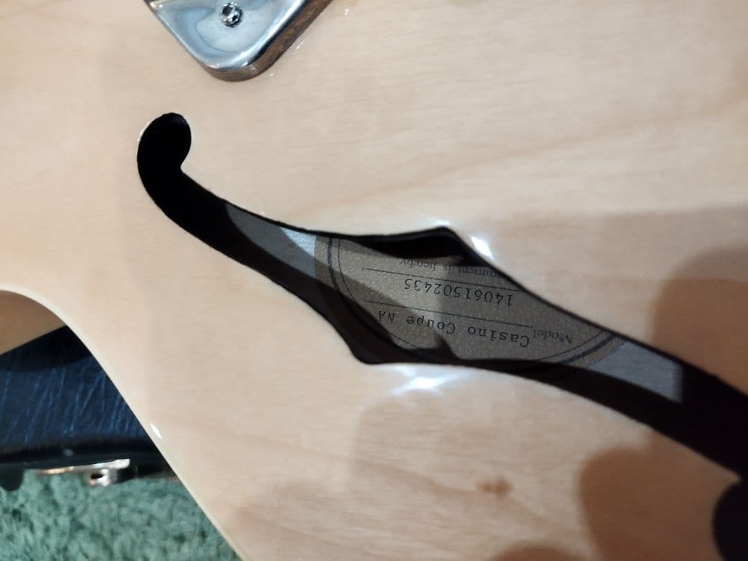 【送料込】Epiphone casino coupe NA ハードケース付