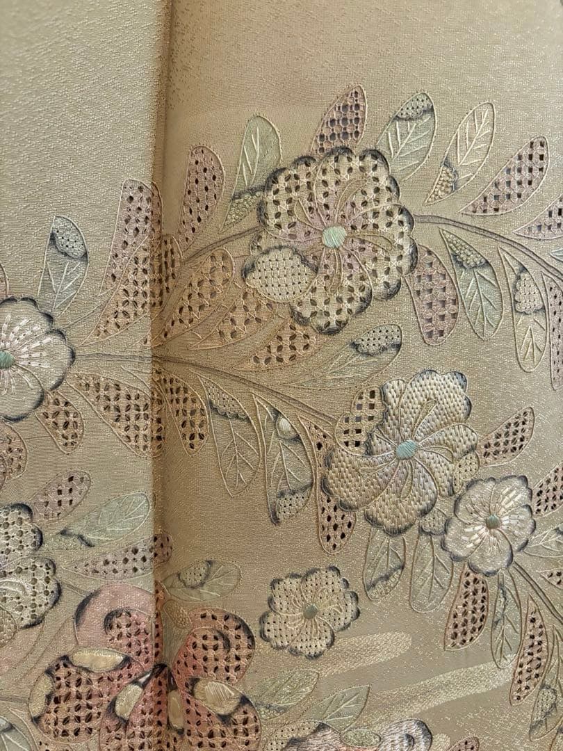 高級着物④訪問着 スワトウ刺繍