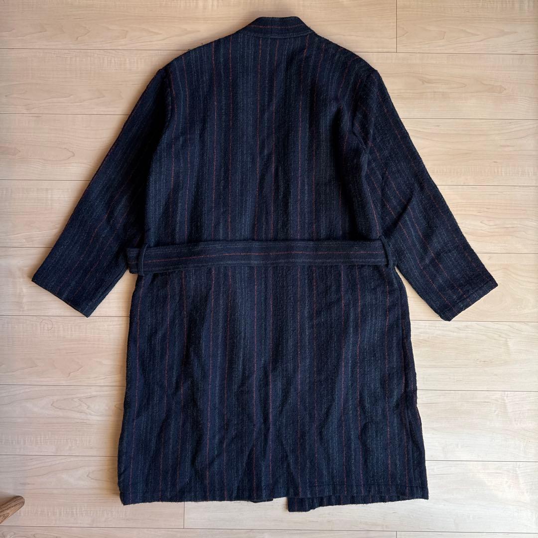 ジャケット・アウター WACKO MARIA MULTI STRIPED GOWN COAT