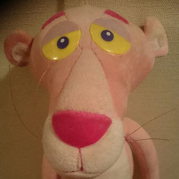 ビンテージ❓ ピンクパンサー ビッグぬいぐるみ 60センチ