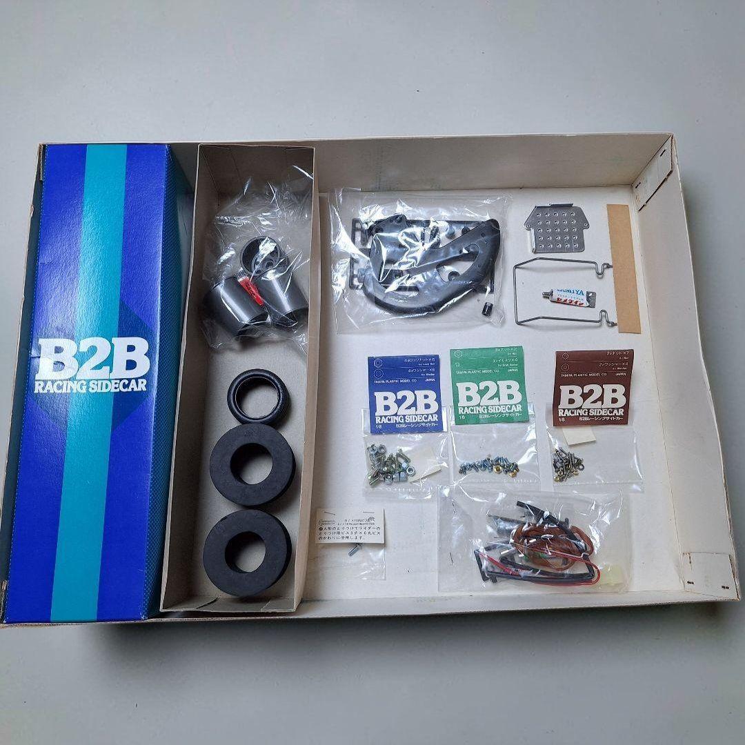 未組立 完品 絶版 TAMIYA B2Bレーシングサイドカー 1/8