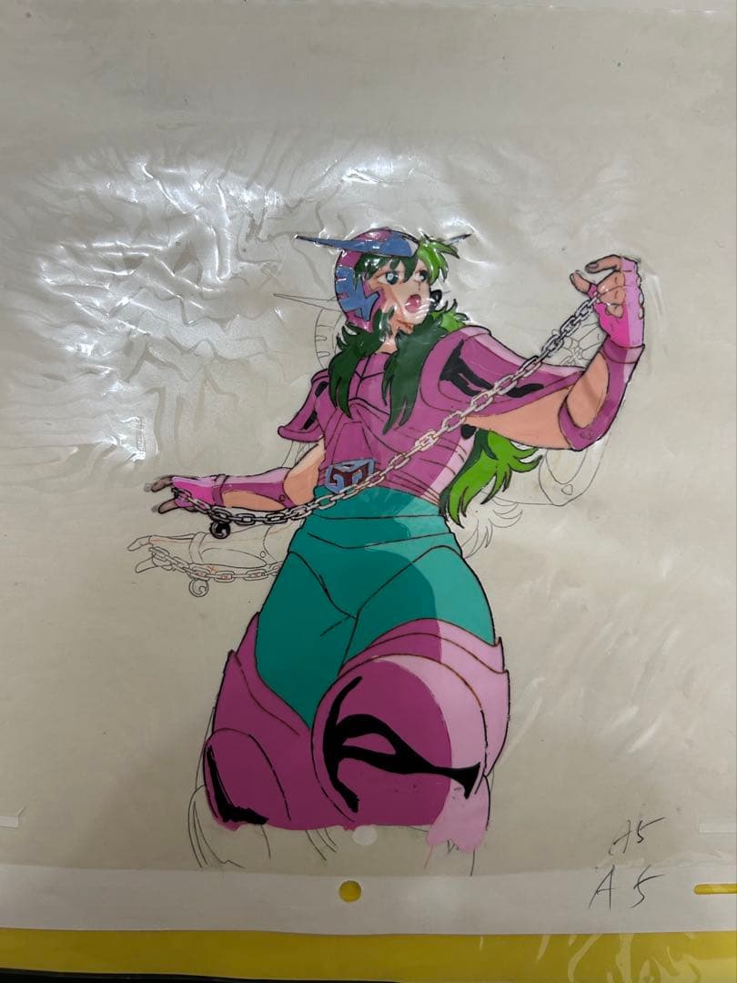 聖闘士星矢　アニメ　セル画　アンドロメダ瞬　80年代