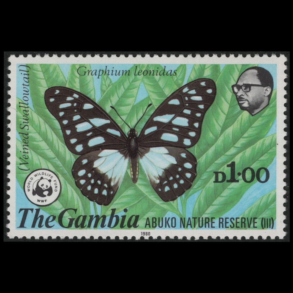アブコ自然保護区の切手（ガンビア 1980年）