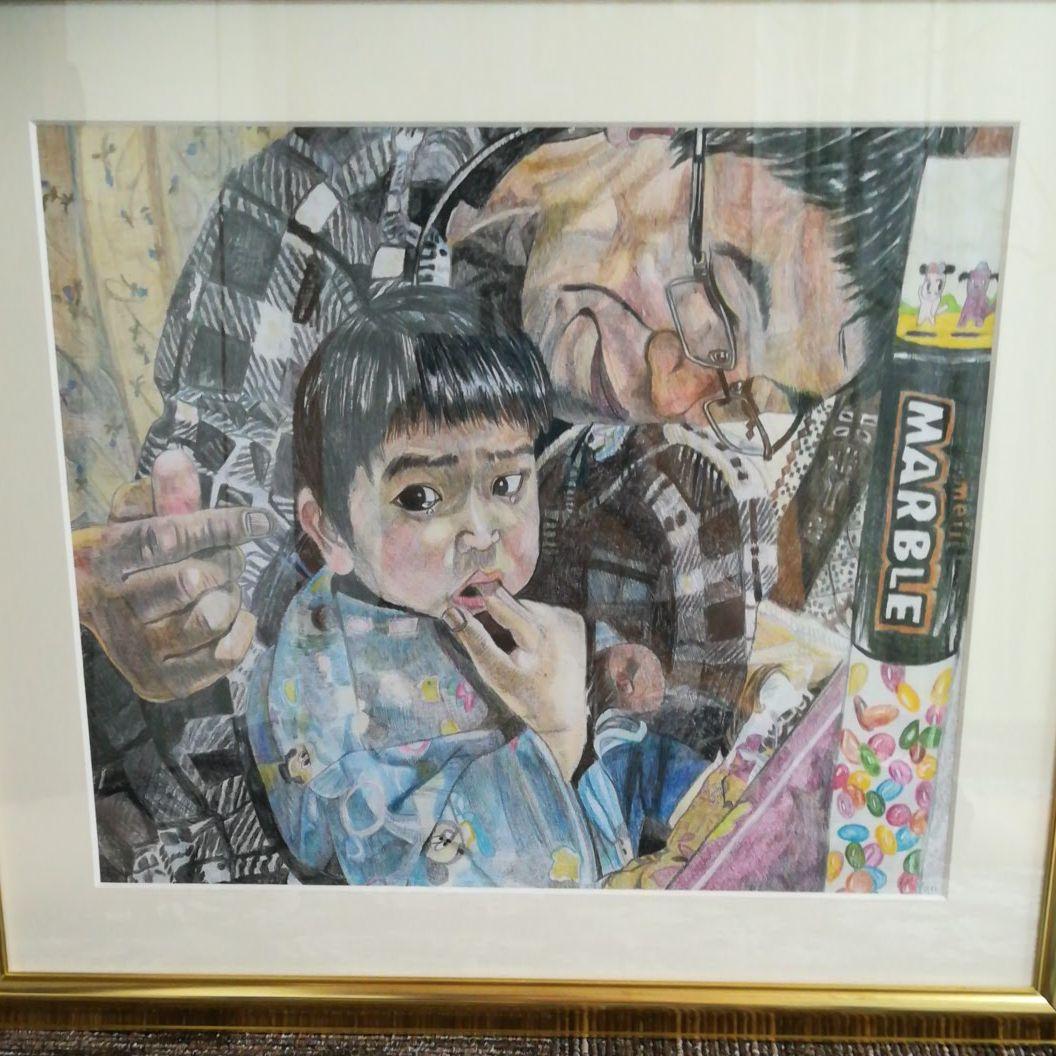 色鉛筆画