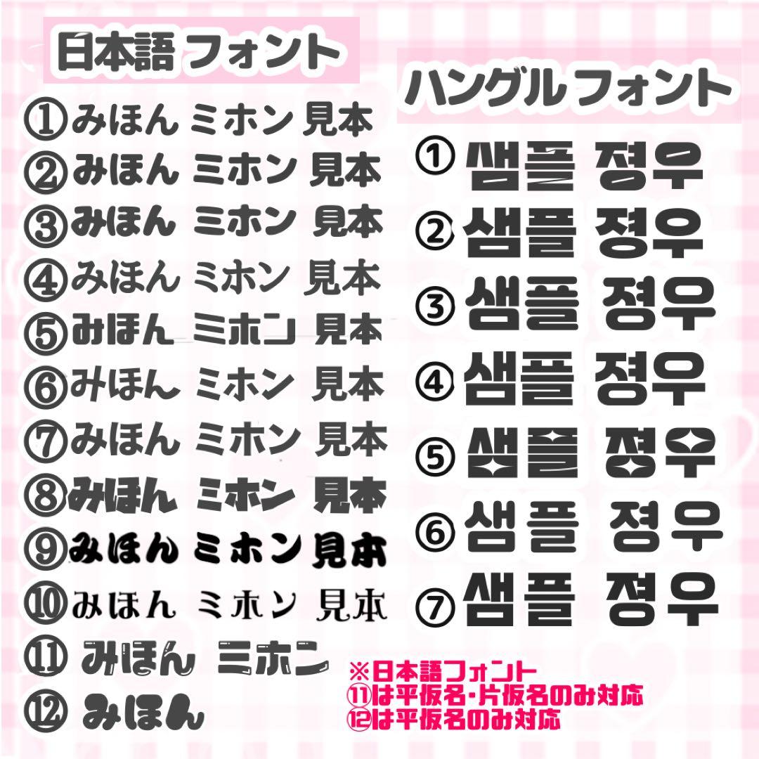 あ。様 うちわ文字 オーダーページ
