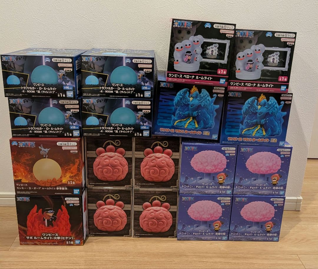 ワンピース　ルームライト　18点　まとめ売り　フィギュア