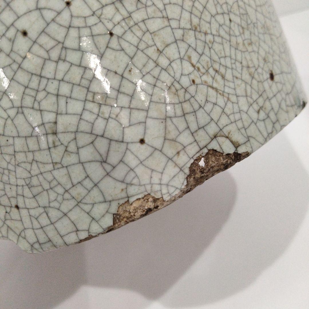 v131　江戸時代後期作 萬古焼 極上浮彫金魚図 角鉢 在銘釜亭　Q