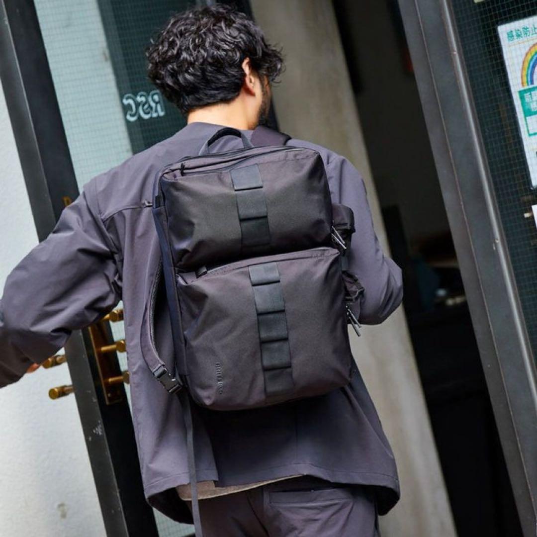 BRIEFING SOLID WAVE SW 2WAYPACK ブラック