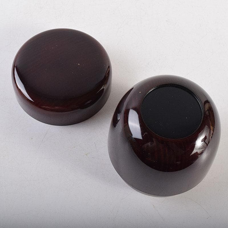 次吉。　茶道具　中村宗悦作　即中斎好　神路山　大棗　共布共箱　V　8316