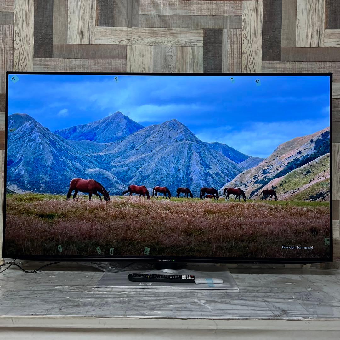 即日受渡❣️未使用アウトレット品シャープ55V型有機EL4K AndroidTV