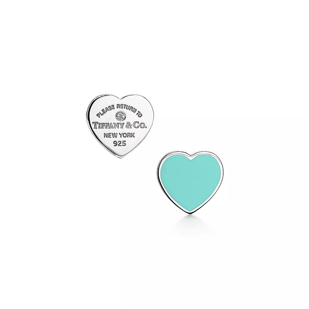 Tiffany & Co. ハート型 スタッドピアス
