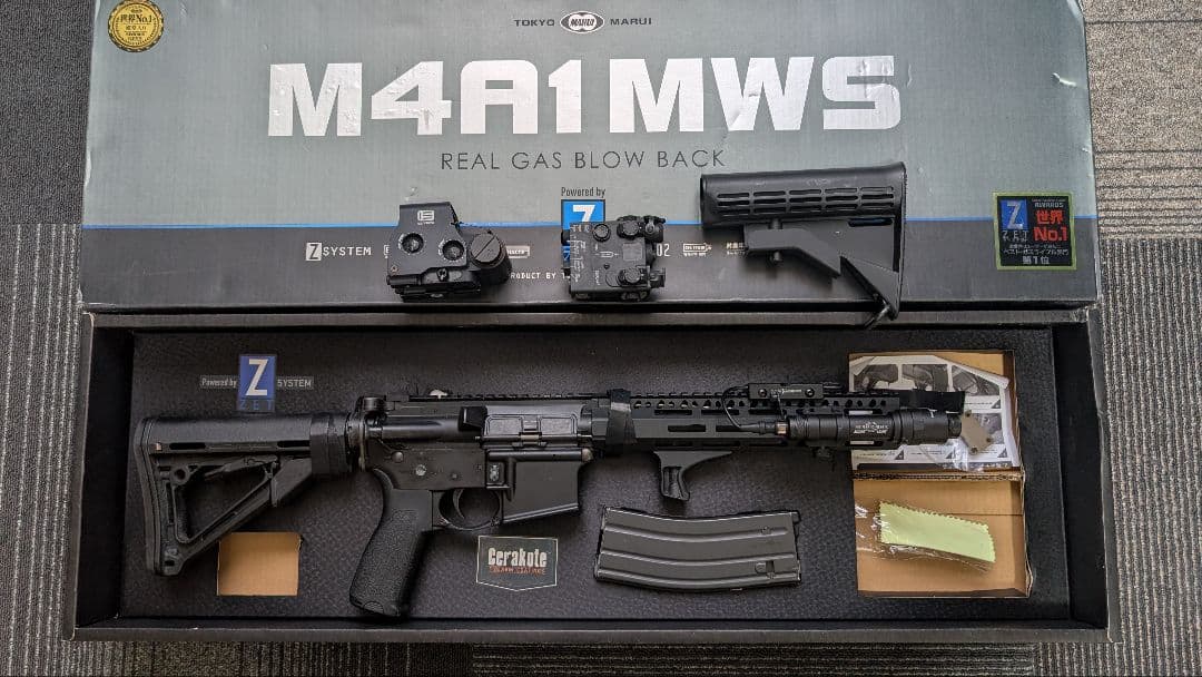 MWS M4A1 ガスガン カスタム